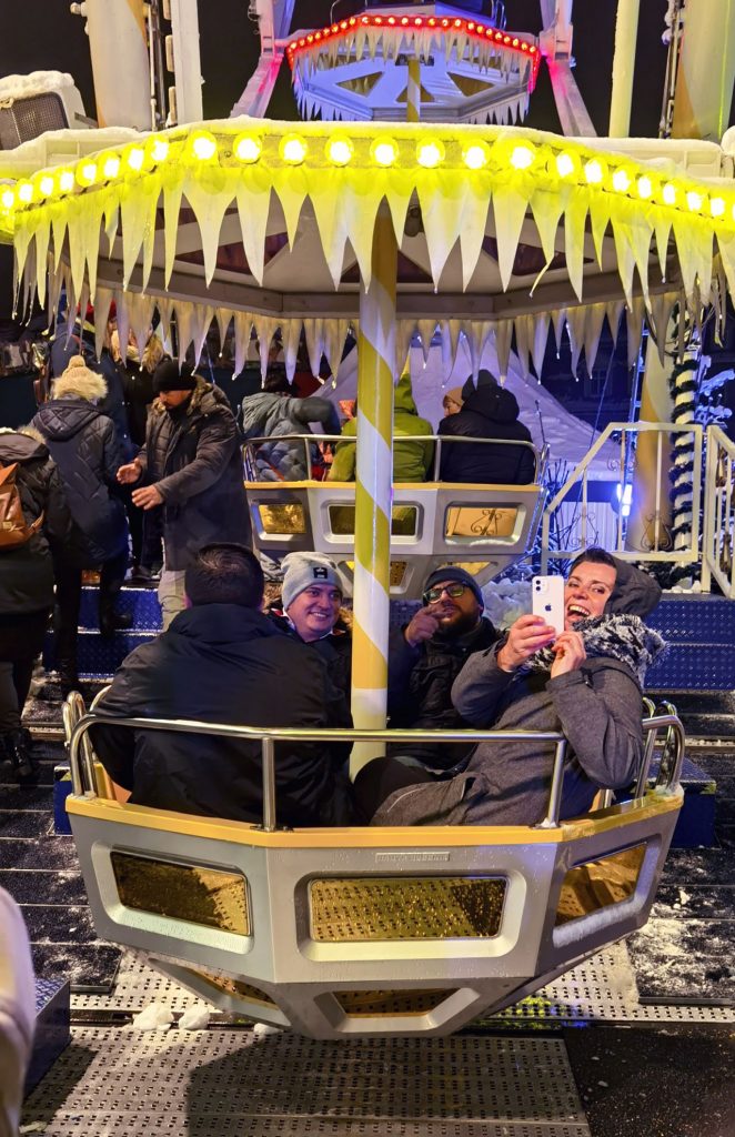 Teil des Team DOLGE im Riesenrad